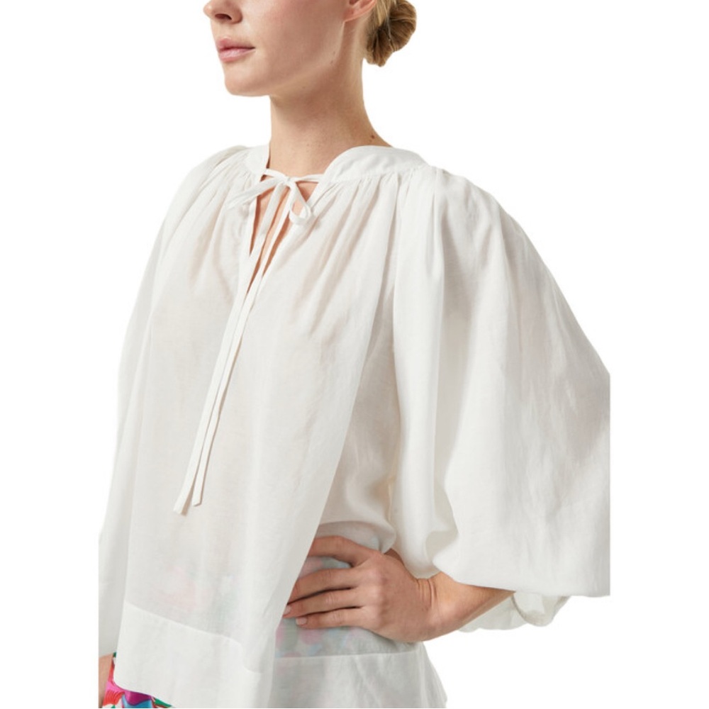RHODE Elegant White Women's Blouse